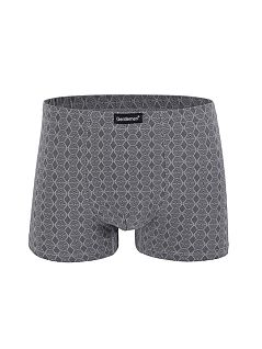 Трикотажные боксеры с красивым узором Gentlemen DT8040гсТм Серый