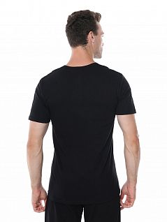 Классическая футболка из 100% хлопка Oztas LTOZ1005-A Oztas черный