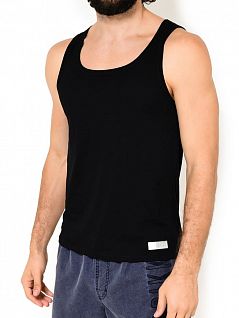 Хлопковая майка с крупным логотипом на заднем плане Bikkembergs б6ц20060001бикк Черный 3131
