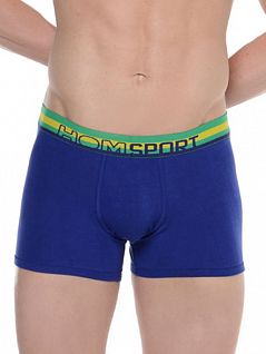 Мужские синие трусы макси HOM Flag 08868cW2c4