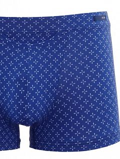 Мужские трусы боксеры синий HOM Flowers 40c0686c00BI распродажа