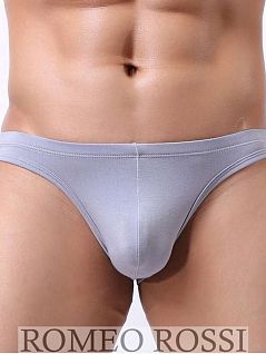Комфортные слипы из мягкой ткани серого цвета Romeo Rossi R2041-3