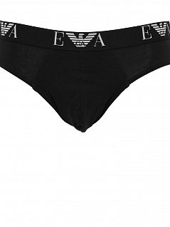 Комплект комфортных брифов на широкой резинке (2шт) EMPORIO ARMANI 111321сс715армани Черный 7320