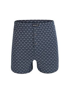 Хлопковые трусы с узором Gentlemen DT8018гбТм Темно-синий