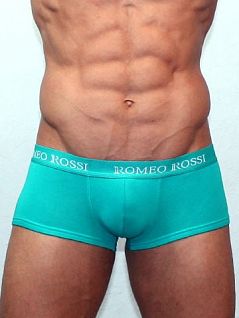 Лазурные мужские короткие хипсы Romeo Rossi Heaps R5001-7 распродажа
