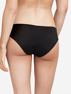 Кружевные слипы на классической посадке черного цвета Passionata P47H30c011