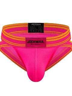 Яркие брифы из нейлона цвета фуксии JOCKMAIL RTJM2024-24