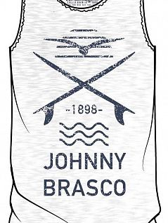Мужская футболка из 100% хлопка с принтом Johnny Brasco 755923_7 белый (bianco)