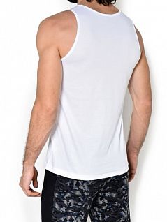 Однотонная майка окантованная узкой бейкой Zimmerli 2861440зимерли Белый