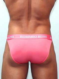 Розовые мужские трусы танга Romeo Rossi Tanga R3001-12