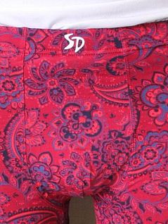 Нежные мужские трусы боксеры Salvador Dali SD2042 красный (rosso)