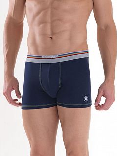 Синее мужские трусы-боксеры из хлопка BlackSpade Colours b9550 Navy