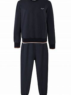 Домашний комплект+носки+маска ERMENEGILDO ZEGNA н6х101180ез Темный-синий 402