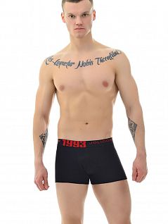 Обтягивающие по фигуре боксеры из хлопка Jolidon DTТн190бл Black