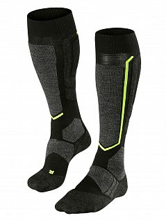 Спортивные мужские гольфы из шерсти мериноса FALKE 16575 SB 2 (муж.) Черный 3010