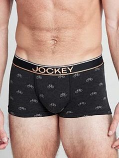 Хлопковые боксеры на средней посадке графитового цвета JOCKEY 1802222c986