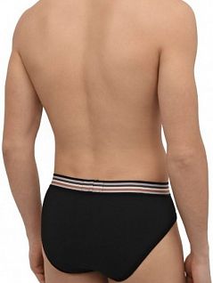 Эластичные брифы с плоскими швами черного цвета Ermenegildo Zegna N3L611400c001