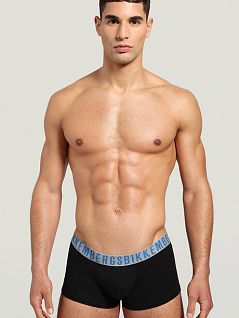 Хлопковые боксеры на резинке с логотипом ERMENEGILDO ZEGNA вбкт05131бикк Черный () 200E