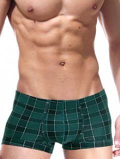 Стильные удобные трусы-хипсы зеленые Oboy Scotland 6325c07