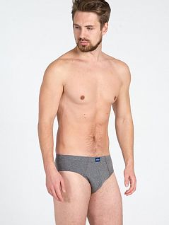 Мужские облегающие брифы на вшивной резинке PJ-Snelly Uomo_101 grigio