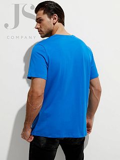 Повседневная футболка с круглым вырезом и коротким рукавом Omsa JSOmT_U 1201 COTTON футболка blue oms