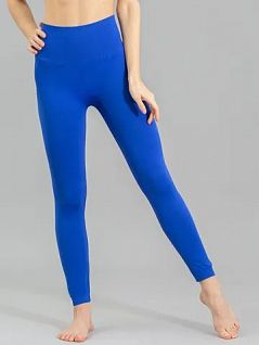 Спортивные облегающие легинсы для занятия спортом или фитнесом Giulia JSLEGGINGS SPORT 01 bright blue gul