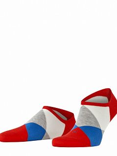 Яркие носки для ношения с кроссовками Burlington 21063 Clyde SN Оранжевый 8315