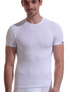 Мужская футболка из шелковистого модала Jolidon DTФМ20мм White