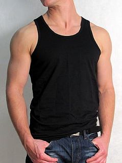 Мужская классическая черная майка Doreanse Cotton Collection 2010c01 распродажа