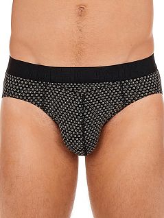 Брифы с графическим микропринтом кремового оттенка HOM 40c2430cD007c2