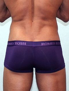 Фиолетовые мужские трусы хипсы Romeo Rossi Heaps R5001-5