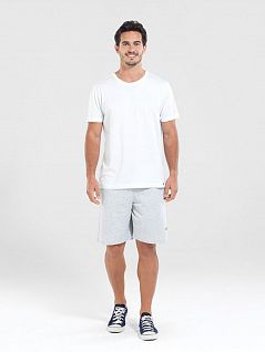 Однотонная футболка с круглым вырезом и короткими рукавами BlackSpade LTBS30209 BlackSpade белый