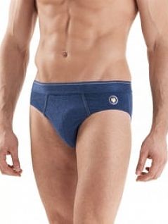 Комфортные брифы с двойной передней панелью Blackspade b9561 Blue