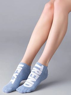 Легкие носки с оригинальным принтом и удобной резинкой Minimi JSMINI TREND 4201 (5 пар) jeans min
