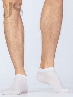 Укороченные носки из хлопка с сеткой на подъеме Omsa JSACTIVE 102 (5 пар) bianco