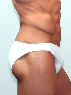 Белоснежные мужские соблазнительные слипы Romeo Rossi Slips R2005-1