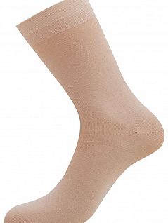 Всесезонные мужские носки из мерсеризованного хлопка Omsa DTКлассик206Нскмд Beige