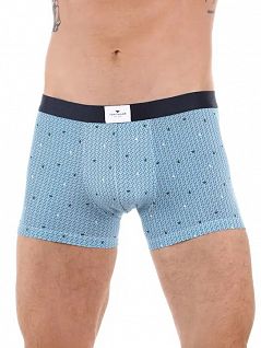 Боксеры из шелковистой и мягкой ткани голубого цвета Tom Tailor RT70465/5646