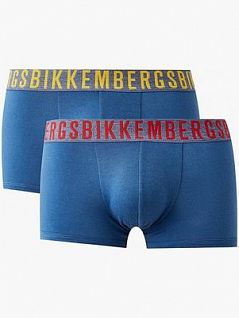 Комплект боксеров на подкладке с передней части (2шт) Bikkembergs вбкт04772бикк Синий () 2828