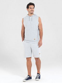 Мужская кофта-"худи без рукавов BlackSpade LTBS7823 BlackSpade серый меланж