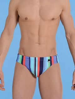 Разноцветные плавки в вертикальную полоску HOM 07473cM9