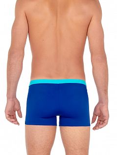 пляжные плавки-боксеры в спортивном стиле ярко-синего цвета HOM 40c5677c1204