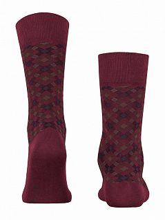 Гладкие носки с ребристыми манжетами Falke 12487 Smart Check SO Красный (8413)