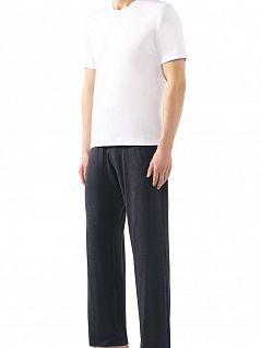 Ультрамягкая футболка из эластичного хлопка белого цвета ZIMMERLI 2861447c01