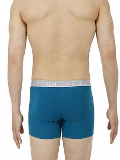 Облегающие боксеры из эластичного чёсаного хлопка темно-бирюзового цвета HOM 40c0891cV001c1