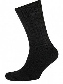 Комплект из 5 пар мужских шерстяных носков черного цвета "RuSocks" М-170