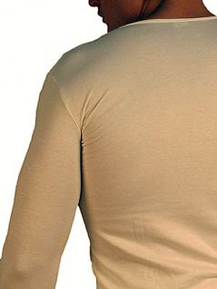 Теплая мужская футболка с длинным рукавом «Doreanse 2960c02 Thermo» белая распродажа