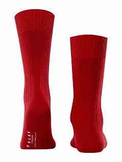 Отличные теплые носки из шерсти мериноса и кашемира Falke 14423 Lhasa Rib (муж.) Красный 8294