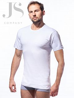 Классическая футболка из 100% хлопка Pandora JSPD M0002 T-SHIRT GIROCOLLO bianco