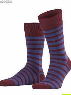 Носки из тончайшей пряжи Falke 13326 Even Stripe SO Бордовый